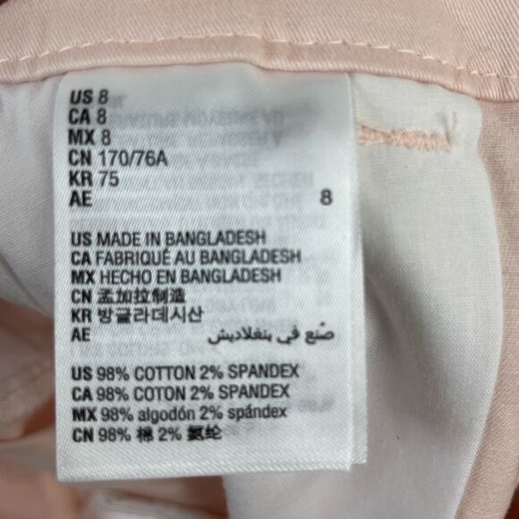 NWT Maison Jules Essential Pink Shorts Size 8 - Picture 7 of 7